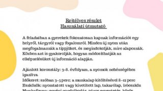 Rejtélyes részlet Használati útmutató